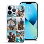 TEUMI Personalized Custom Phone Case for iPhone 16 15 14 13 12 11 Pro Max Mini Plus XR X Create Your Personalized Phone case, Phone Protector, Friend Family Birthday Gift (7 Photos)